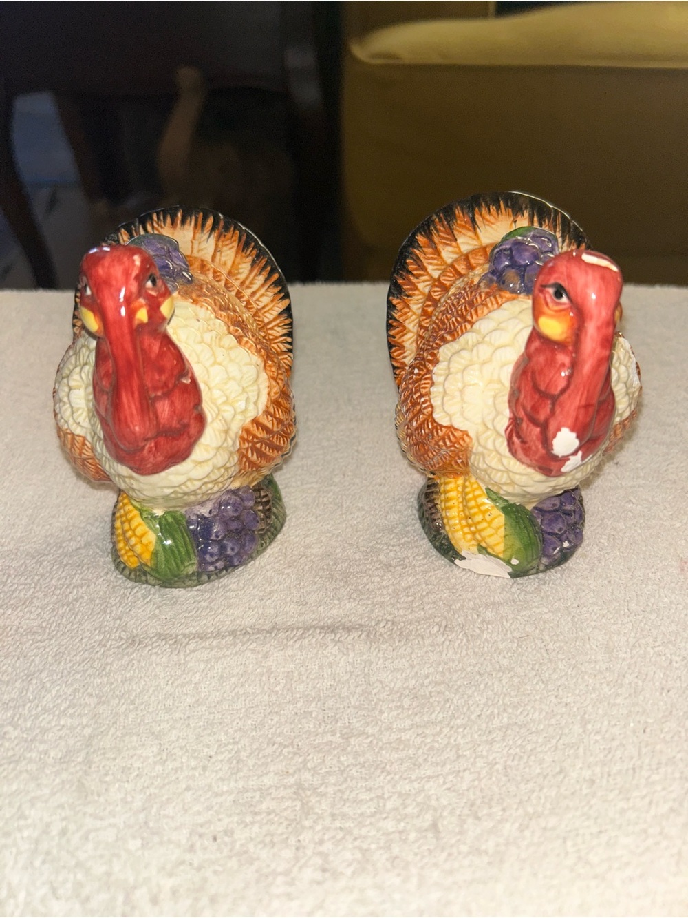 Decorative Red Turkey Salt and Pepper Shaker Set - Home Accents